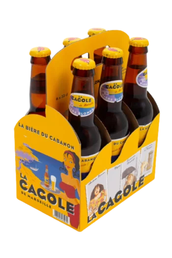 Pack de six bières blonde - La Cagole