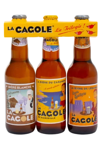 Pack de trois bières blonde - La Cagole