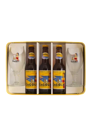 Coffret cadeau, verres et bières - La Cagole