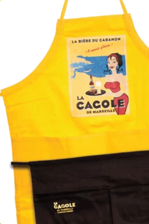 tablier jaune la cagole